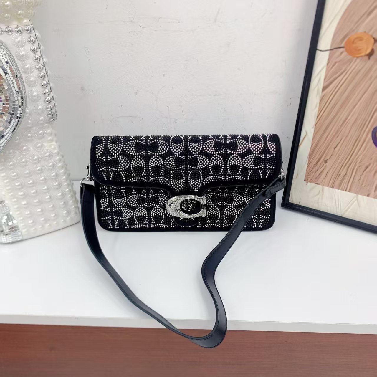 Coach Tabby 26 Crystal/Beaded Bag Coach Tabby 26 Crystal/Beaded Bag