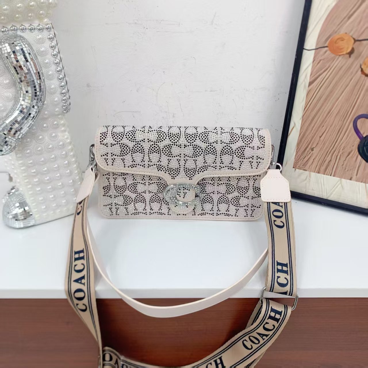 Coach Tabby 26 Crystal/Beaded Bag Coach Tabby 26 Crystal/Beaded Bag