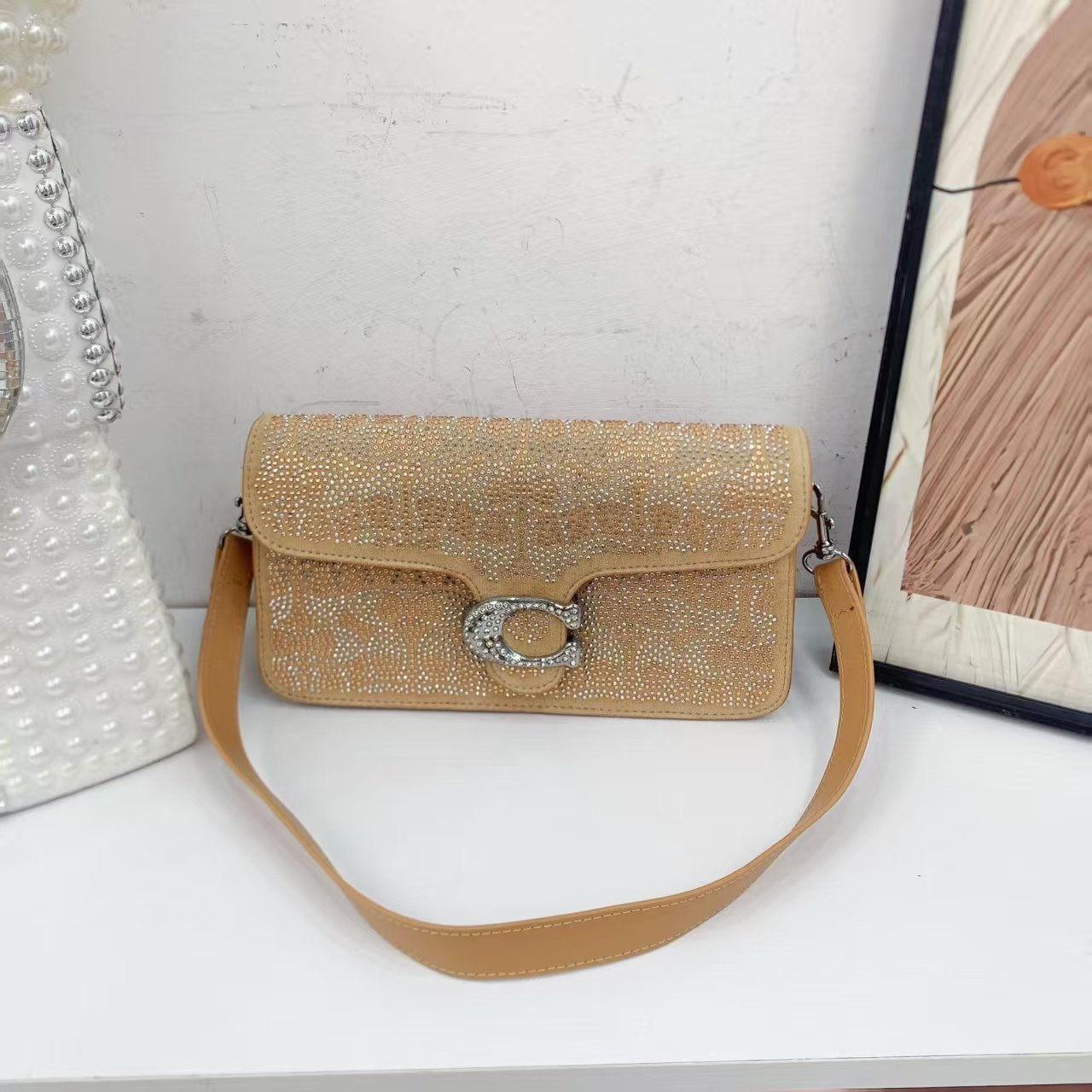 Coach Tabby 26 Crystal/Beaded Bag